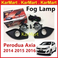 Perodua Axia Foglamp Fog light Spotlight Set 2014 2015 2016 Bumper Light Lampu Depan Lighting Spare Part PD603 AXIA