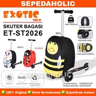 Exotic ET ST 2026 3-wheel Children's Scooter Bee Luggage Scooter Manual Suitcase