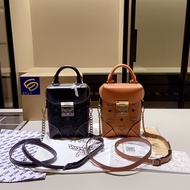 ♞,♘,♙[With Box] Mcm Retro Box Bag Female Handbag Fashion Casual Shoulder Bag Crossbody Bag