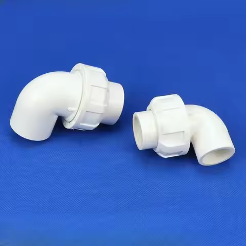 PVC Flexible Joint Elbow Water Pipe Fittings, Right Angle Flexible Joint Bending and Flexible Joint 