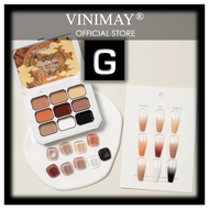 Set gel dặm ombre VINIMAY - Khay gel vẽ gel ombre sơn gel chuyên dụng cho nail