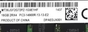 For 16G PC3-14900R 1866 2RX4 DDR3 server REG ECC MT36JSF2G72PZ-1G9E1HF