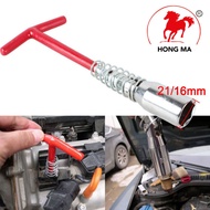 HONGMA T-handle Socket Wrench Spark Plug Wrench Tool 16mm 21mm
