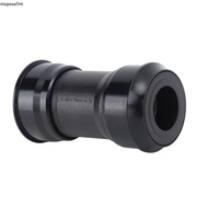 NIUYONI Bike Bottom Bracket, Press Fit Aluminum Alloy Press Fit Bottom Bracket, Durable Black 24mm S