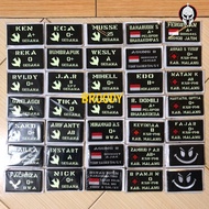 Custom Laser ID Patch Bodyvest Patch /Name TAG