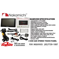 Nakamichi NAM5200 2 Din 7 inches Android OS Reciever 1GB Ram 32gb, Android 9.0 System With Camera