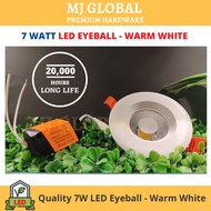 Quality 7W LED Downlight Warm White