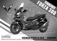 Hugsticker สติ๊กเกอร์ติดรถ สติ๊กเกอร์ Forza 300 / Forza 350 ลายเวน่อม (Venom)