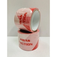 AWAS/CAUTION HAZARD TAPE 70MM X 50M TAPE AWAS
