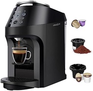 Coffee Maker For , K-Cup Pod Ground Coffee, Coffee Espresso Machine Combo Compatible With Nespresso Original Capsule, 19