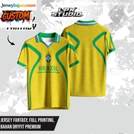 Free Customization Brazil Fantasy Jersey Brazil Jersey/ Brazil T-Shirt/ Football Jersey/ Vintage Jer