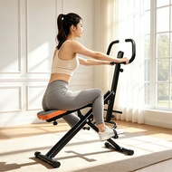 Squat Machine for Home Gym –Multifunctional Rowing Exercise Bike, Adjustable Resistance Horse Riding