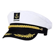 Topi Sailor Uniseks Topi Pet Pelayaran Topi Kapten Kapal Sailor Hat Barang Fesyen