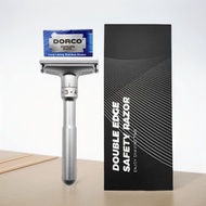 Cross-border double-sided safety razor manual razor men's vintage shaving razor face shaving razor h