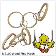 MB110 Wooden Ring Perch