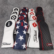 Titleist Branded Golf Club Driver Fairway Woods Hybrid Ut Headcover Sports Golf Club Accessories Equ