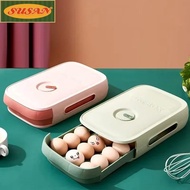 SUSANS Egg Trays, Earthquake-proof Anti-fall Egg Storage Box, Space Saving Large Capacity Drawer Typ