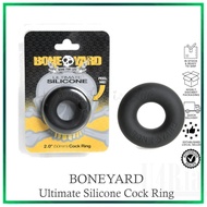 Boneyard Ultimate Silicone Cock Ring Black