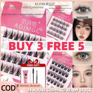 [BUY 3 FREE 5]DIY False Eyelashes Natural Thick Soft Manga Style Reusable Cluster Lashes Manga Lashe