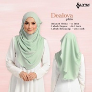 Dealova Plain Hijab by Liyyan Couture