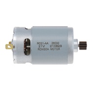 CUNXIN 21V RS550 Motor Cordless 14 Teeth Power Tool Accessories Mini Metal Brushed Motor Chainsaw