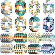 Adhesive Patches Compatible with Dexcom G7 & Stelo CGM Patches Summer Beach Waterproof & Sweatproof 