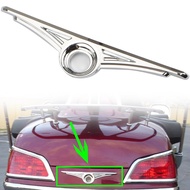 Motorcycle ABS Chrome Fairing Trunk Key Hole Trim Rear Tail Lock Cover For Honda Goldwing GL1800 200