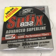 SUFIX 832 30lb 300yds/275meter low vis green