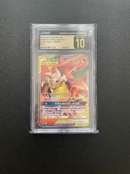 [CGC Pristine 10] 噴火龍&長尾火狐GX RR 008/064 | リザードン＆テールナーGX【RR】{008/064} | Charizard & Braixen GX RR [SM