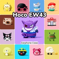 【Popularity】For Hoco EW43 Case Casing Soft Silicone Niche Cartoon Pattern Earphone Case Cover NO.7