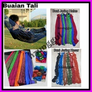 BUAI GANTUNG HAMMOCK JARING KASAR HALUS AKTIVITI OUTDOOR/INDOOR