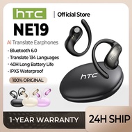 HTC NE19 Translator Earphone Bluetooth 6.0 Real-time Translation Earbud ​​Sport Headset 135 Translat