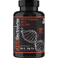 Keto Electrolyte Capsules with MCT, Magnesium, Potassium & Zinc – Probiotics, CoQ10 & Vitamin D3 for