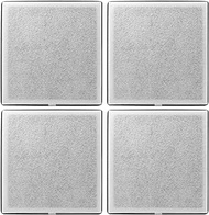 TechyPro H13 HEPA Filter Replacement Compatible with Pure Enrichment PureZone 3-in-1 Air Purifier(for Medium-Large Room), Compare to Part # PEAIRFIL,Efficient 3-Stage Filtration, 4-PACK
