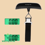50 Kg/ 110lb Hand Pulled Hanging Scale Portable Electronic Digital Scale Cooking Weighing F1n4