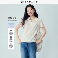 GIORDANO Women Apparel Warm Weather Apparel Knitted Fabric Apparel Slight Elasticity Apparel 0531639