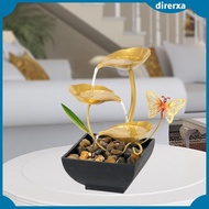 [Direrxa] Tabletop Fountain USB Water Feature Waterfall Relaxing Fountain for Indoor Desk Feng Shui Decoration