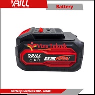 VRILL Battery 20V 4.0AH Cordless Battery
