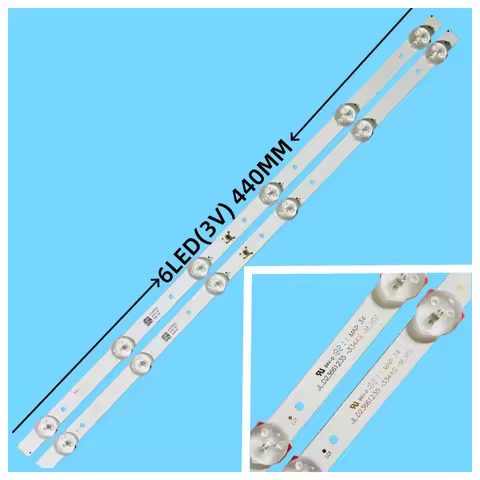 LED Backlight Strip For 23-24inch TV JL.D23661235-334AS-M-V01 YM.D236S01-13806-DR1008 44CM 6LED 3V