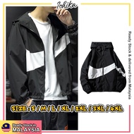 [MYSIA READY STOCK][S-4XL][HENRY Unisex Jacket Couple men women plus size sports jacket windbreaker 