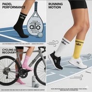 Alo 3/4 Sport Socks | Running, Cycling, Padel | Anti-Odor & Comfortable