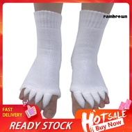 Foot Care Yoga Gym Cotton Toe Separator Socks Straightener Massager Corrector /RJS/