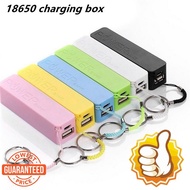 CMM Powerbank with keychain USB portable 2600mAh external mobile power bag box 18650 battery charger
