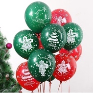 8 ️ ️ ⃣ Christmas Balloons 40 cm Thick Christmas Decoration Balloons Snowflake Printed Balloons Shop