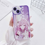 เคสมือถือสำหรับ VIVO Y02 Y11 Y12 Y12i Y12S Y21 Y31 Y21S Y20 Y12A Y21T Y33T Y76 Y17 Y19 Y15S Y15A V23 V27E Y51A ซิลิโคนใส Y22S นิ่มเกม Honkai Impact3 Elysia กันกระแทกใส