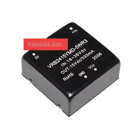 VRB2415YMD-5WR3 24V to 15V isolated power supply module wide voltage DC-DC regulated step-down power