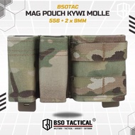 WS Kywi Tactical 3 Slot Mag Pouch Double 9 MM Single 556 Molle System