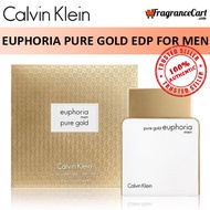 Calvin Klein Euphoria Pure Gold EDP for Men (100ml Tester) Eau de Parfum cK [Brand New 100% Authentic Perfume]