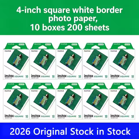 Original 10-200 Sheets for Instax SQ10 SQ6 SQ20 Hybrid format Cameras Fujifilm Instax Square Instant