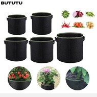 BUTUTU 1/3/5/7/10 Gallon Garden Planting Bag, with Handles Felt Grow Bag, Durable Garden Tools 1/3/5